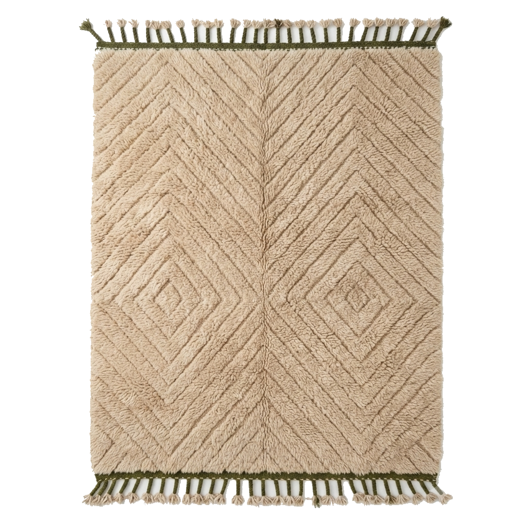 Beige neutral rug