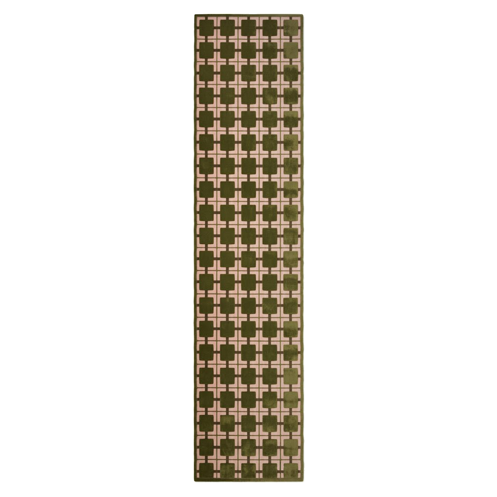 Olive green rug