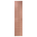 Rose Pink Lattice Trellis Hand-Knotted Runner
